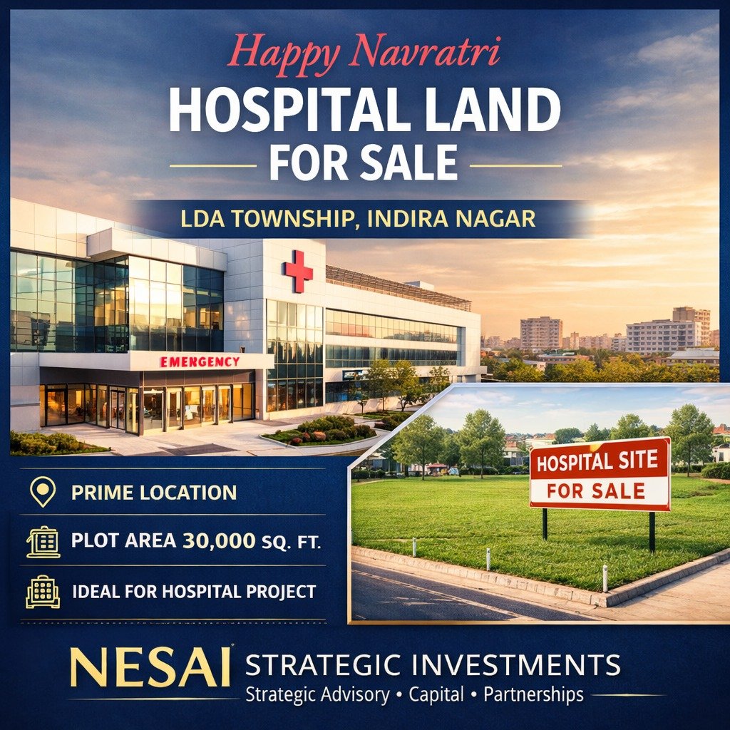 Premium Hospital Land for Sale in LDA Township, Indira Nagar – A Strategic Investment Opportunity